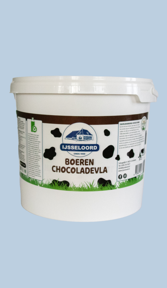 5L boeren chocoladevla